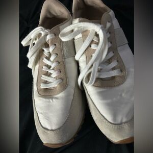 J Crew Colorblock Trainers In Metallic